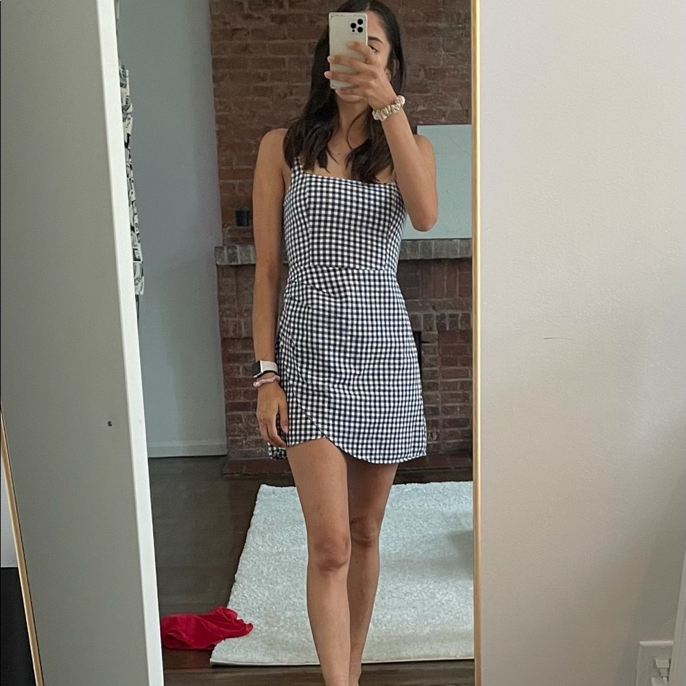 NWT scoop neck wrap mini dress